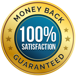 GlucoVive money-back guarantee badge